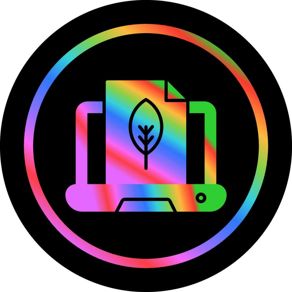 Organic Content Vector Icon