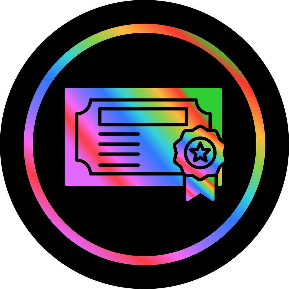 Certificate Vector Icon