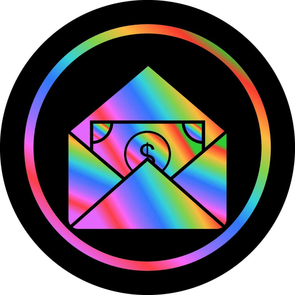 Cash Receiving Vector Icon