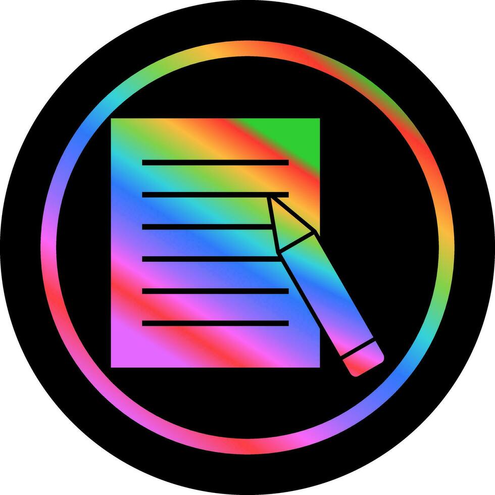 Homework Vector Icon