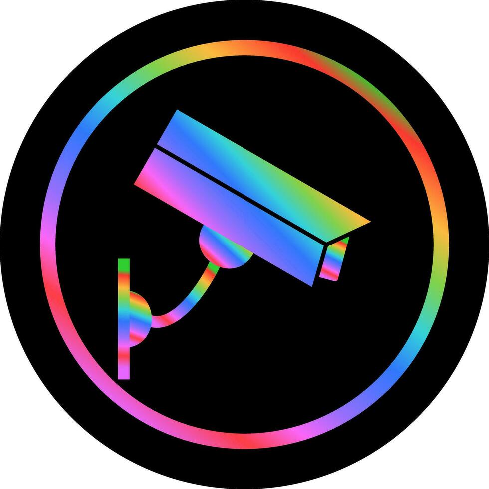 icono de vector de cámara cctv