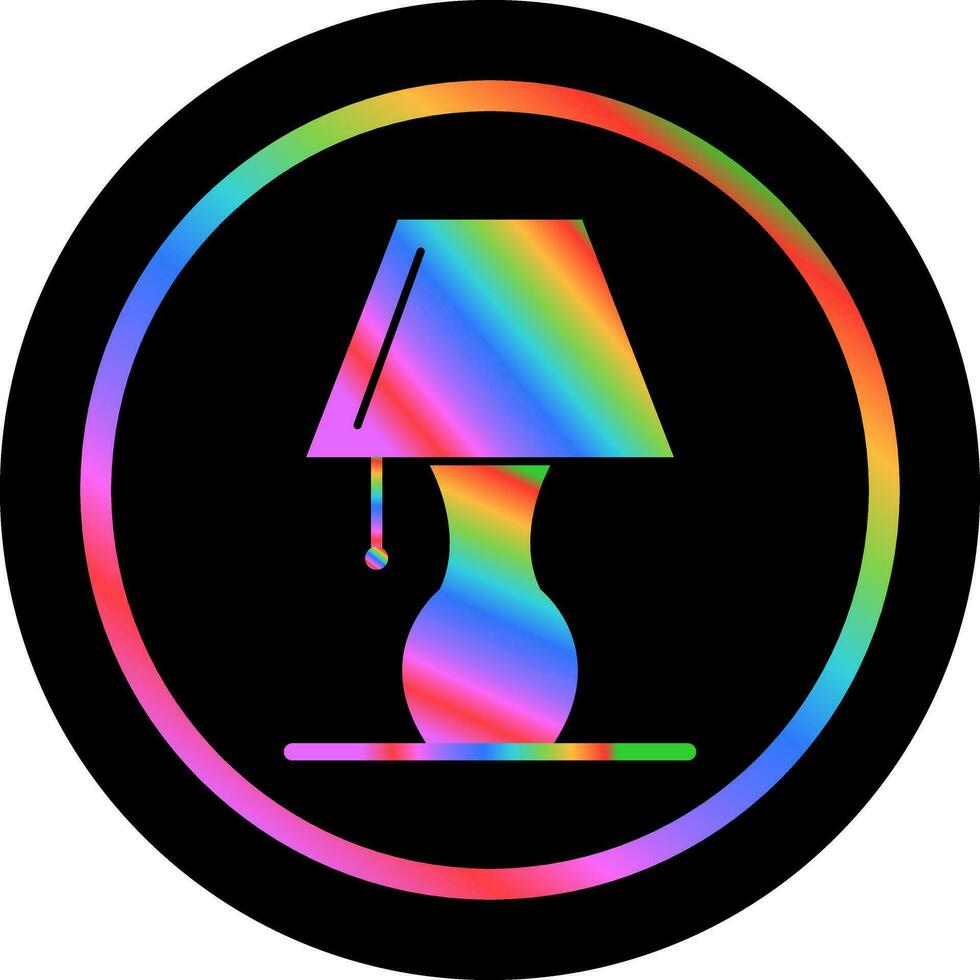 Table Lamp Vector Icon