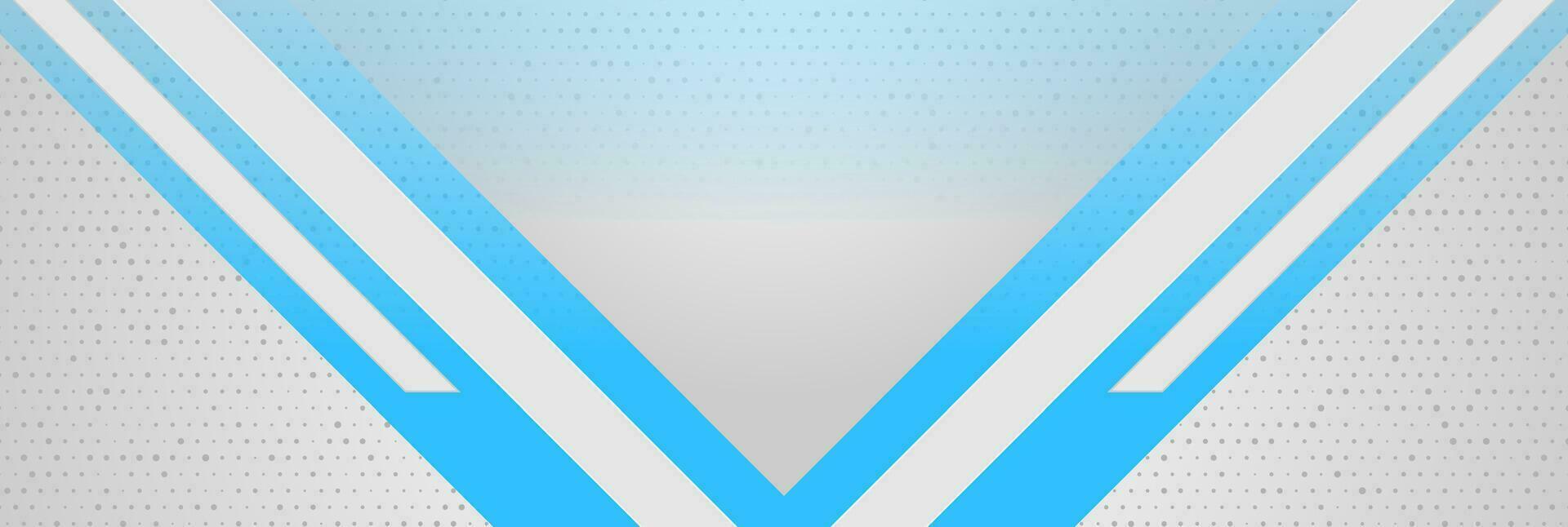 Blue and grey technology geometric abstract background vector