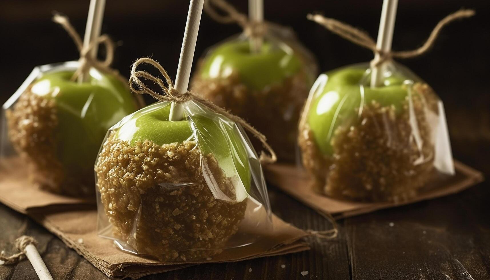 Freshness of nature candy, indulgence in homemade gourmet dessert generated by AI photo