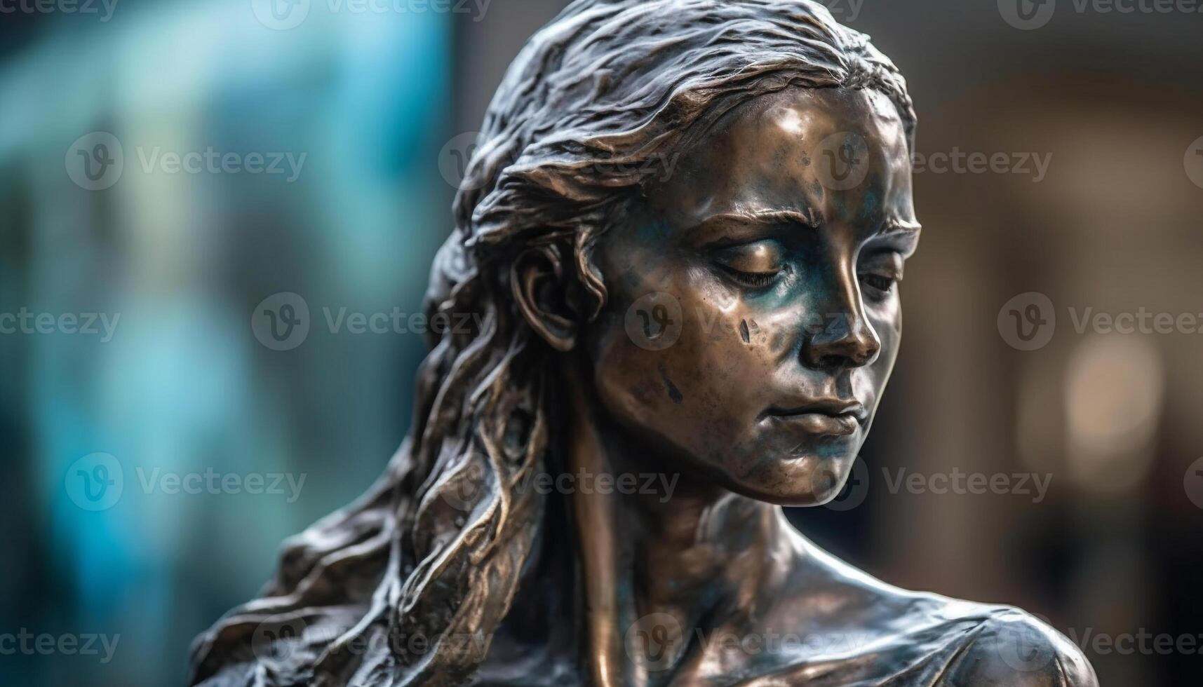 Christianity famous statue symbolizes spirituality and religion in architecture generated by AI photo