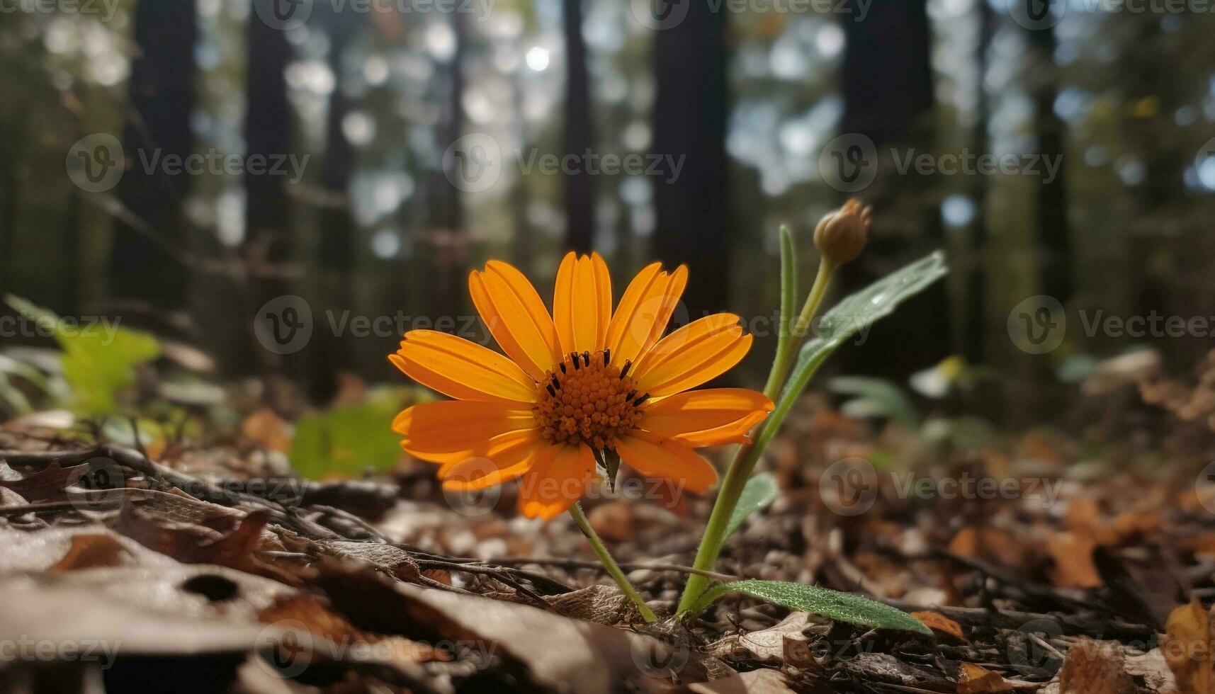 amarillo manzanilla flor en un prado, vibrante belleza en naturaleza generado por ai foto