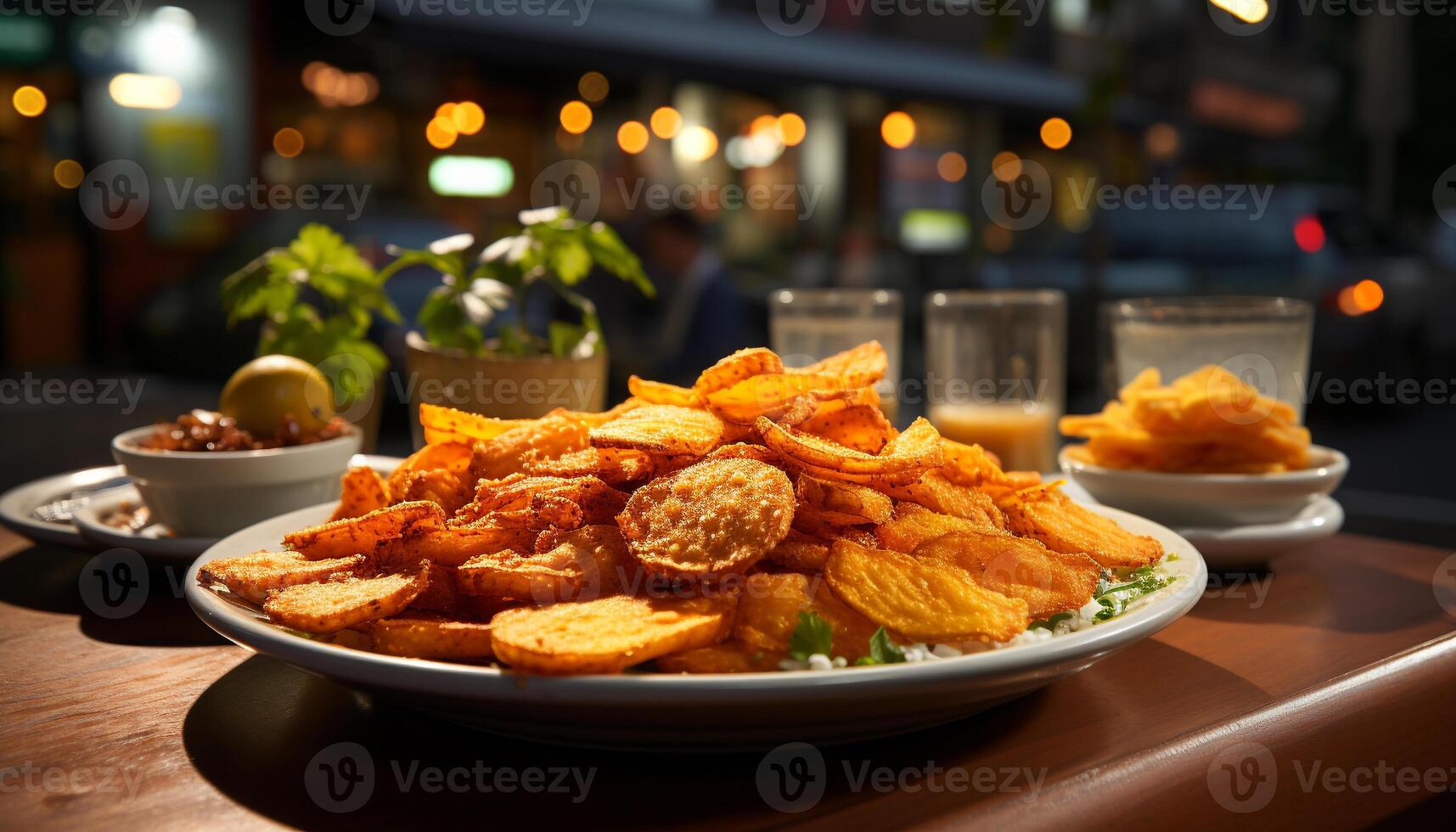 Comida Española Cerca Del Parque Acuático