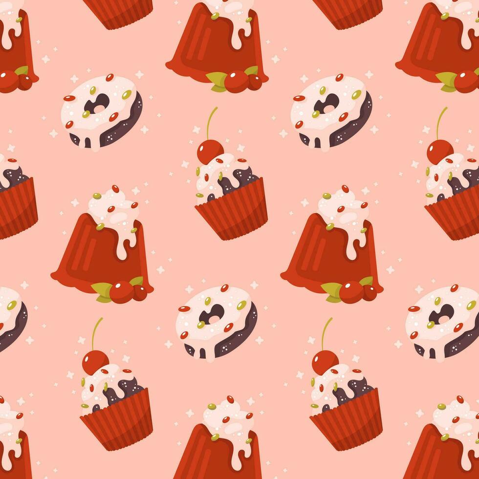Seamless vector pattern with pink peonies for clothing, packaging, invitations and design