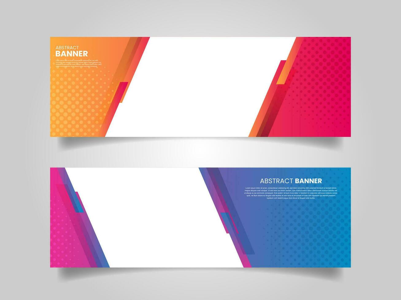 Presentation banner for creative business solutions vector