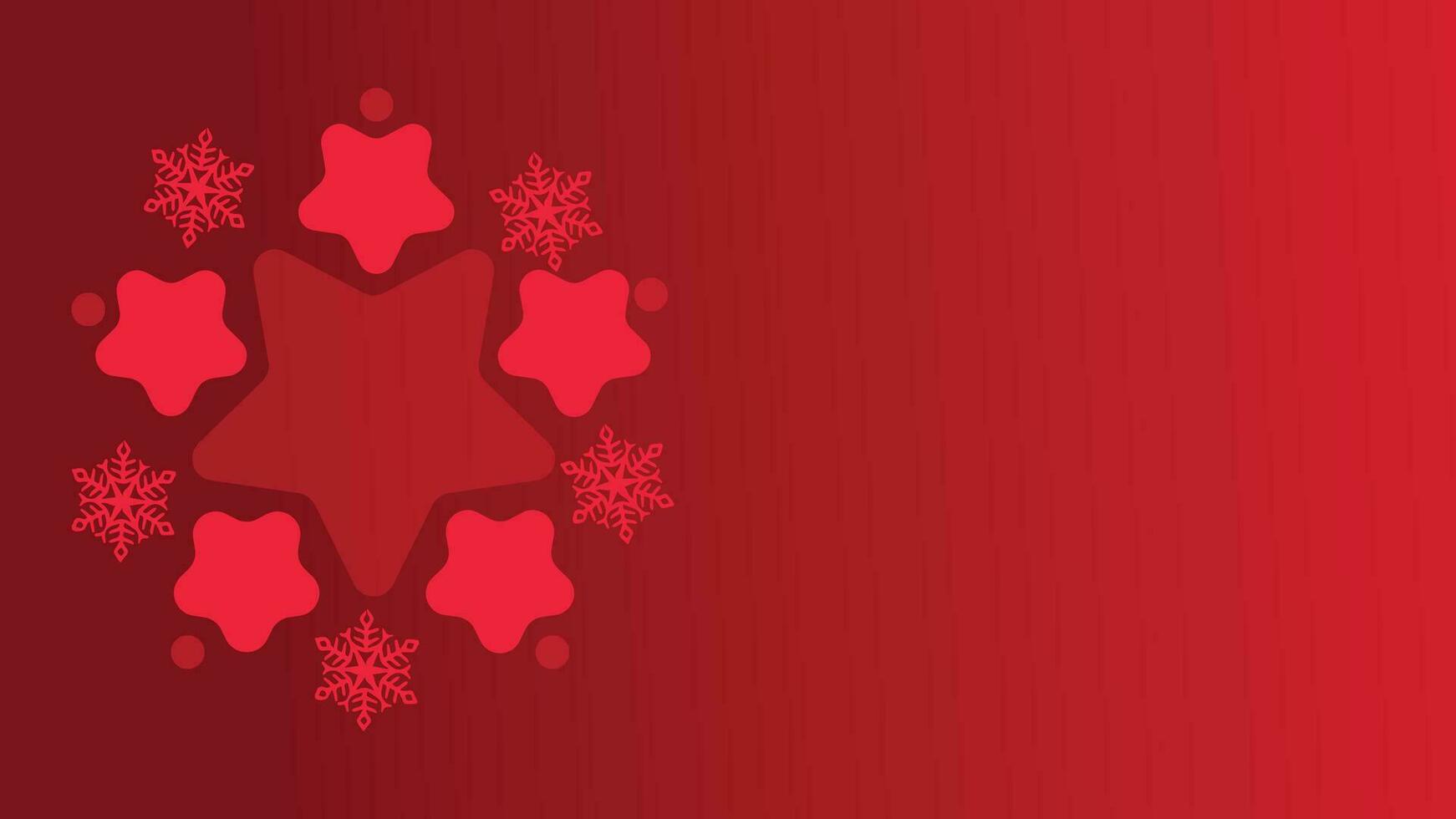Abstract Christmas ornaments in red and white background. This creative minimal background will make your project more stunning and interesting.You can use this background as banner or party flyer. vector