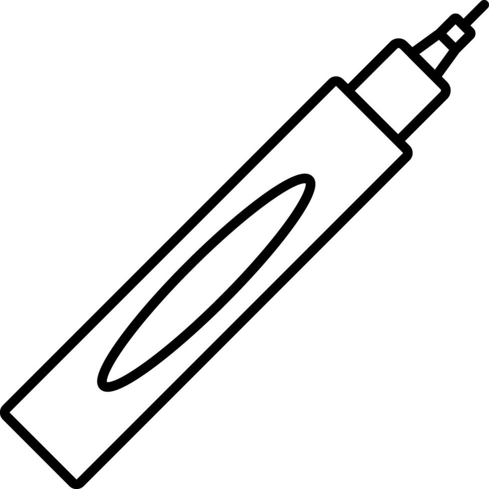 Corrector Line Vector Icon Design