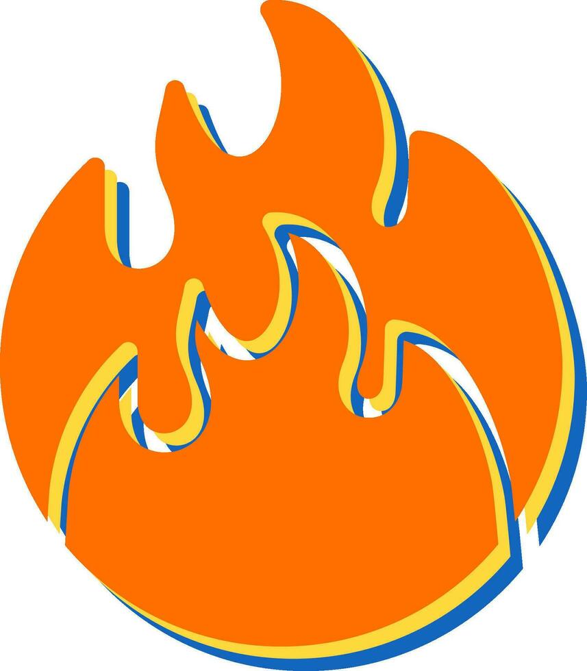 icono de vector de fuego