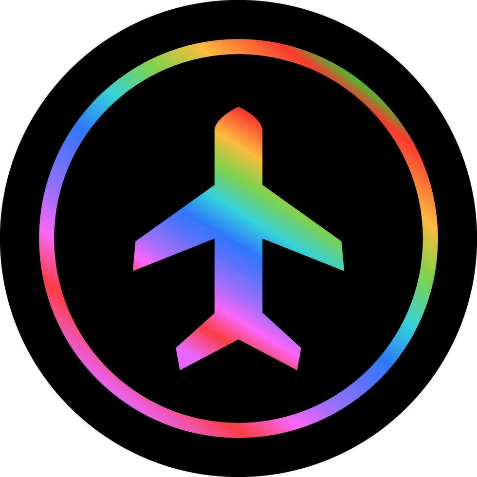 Aeroplane Mode Vector Icon