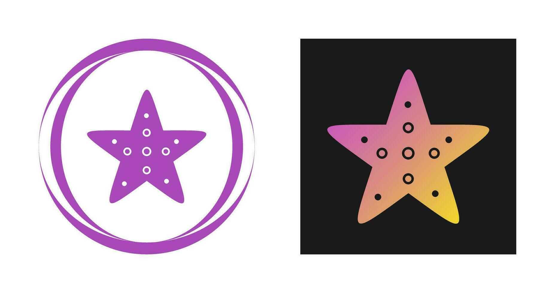 Starfish Vector Icon