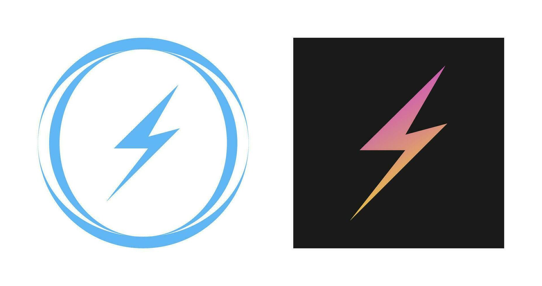 Lightening Vector Icon