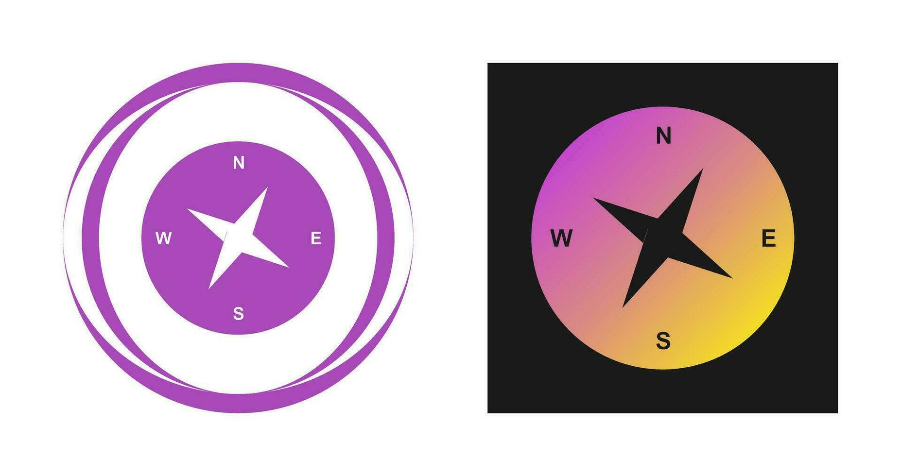 Compass Vector Icon