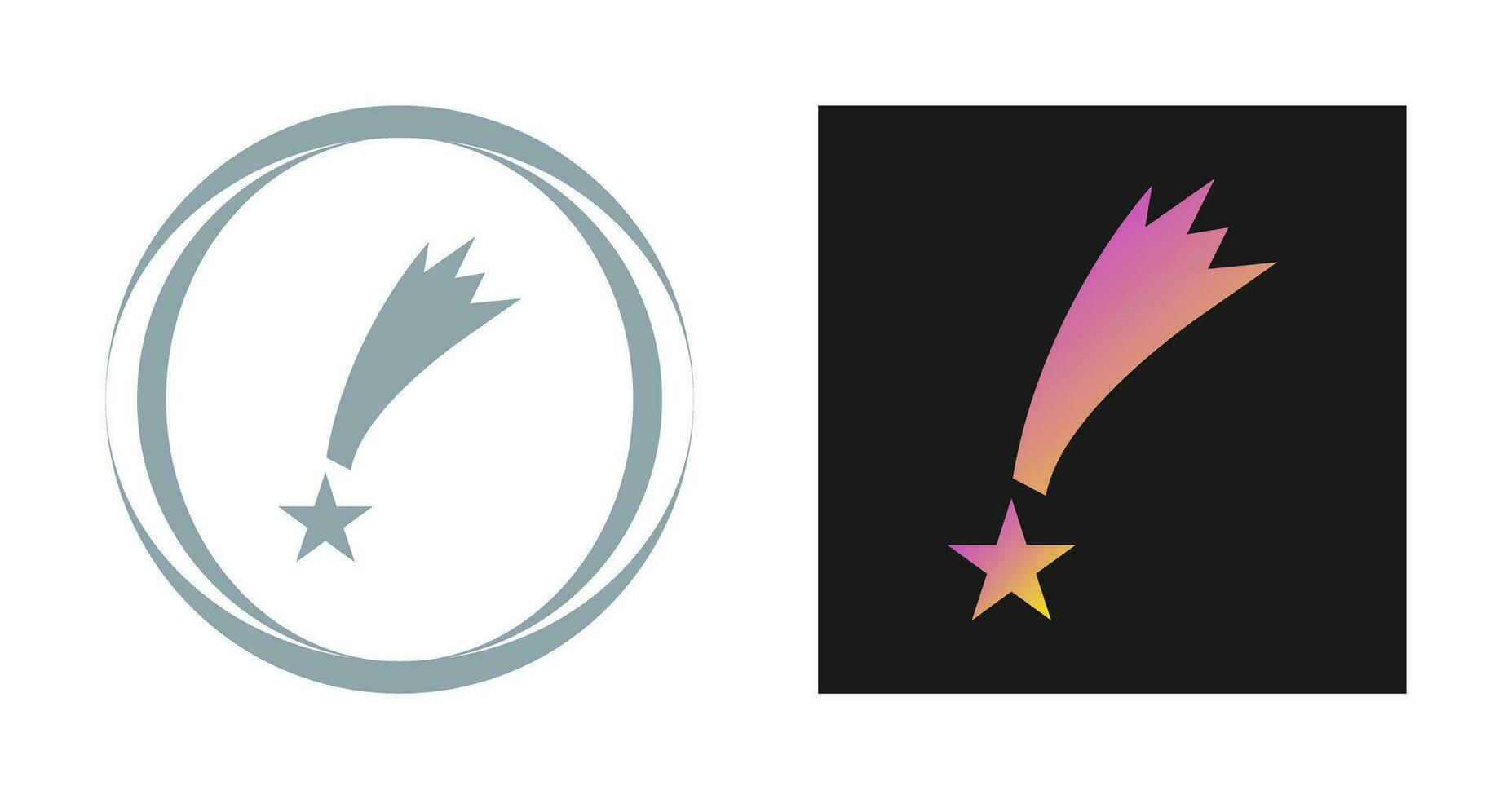 Star Falling Vector Icon
