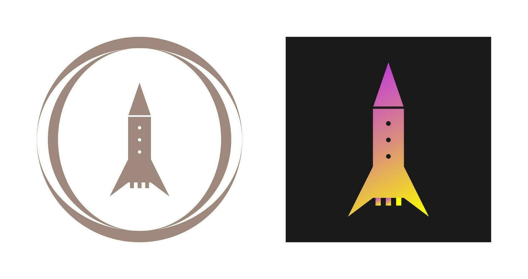 Space Rocket Vector Icon