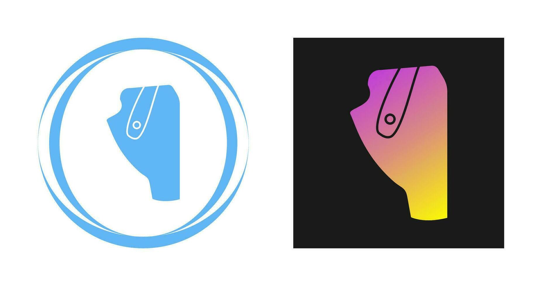 Pistol Holster Vector Icon