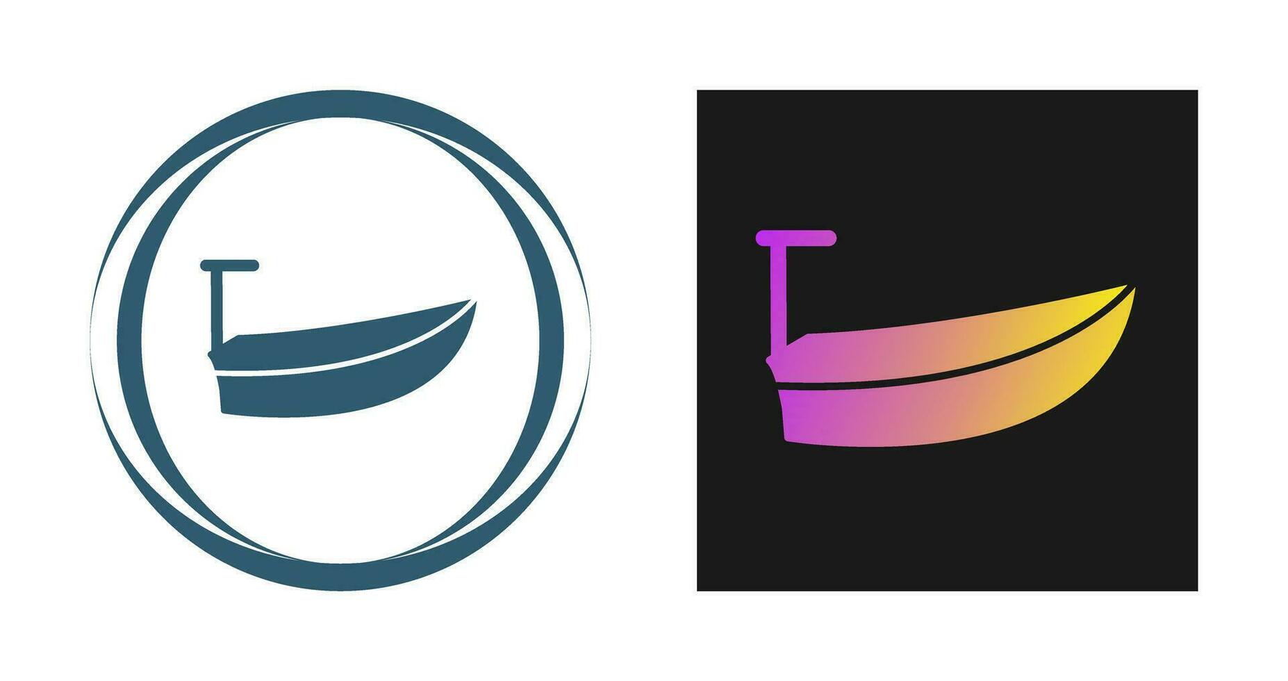 Small Boat Vector Icon