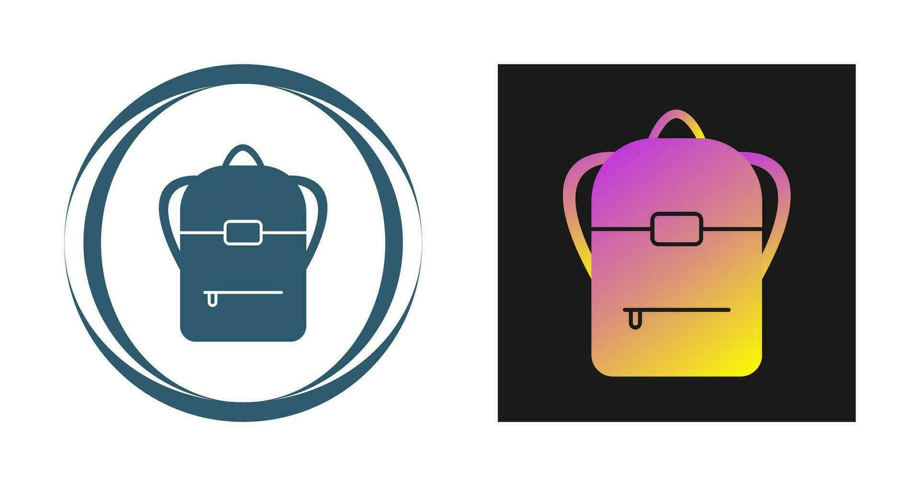 Backpack Vector Icon