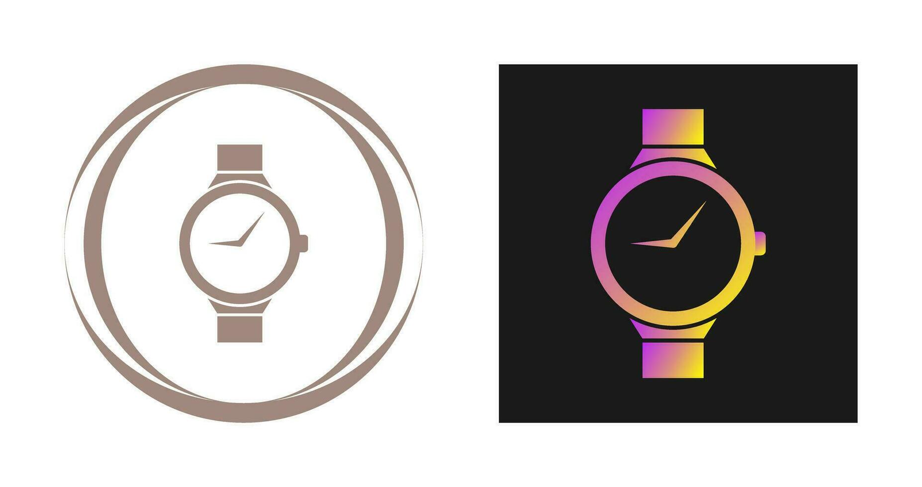 icono de vector de reloj casual