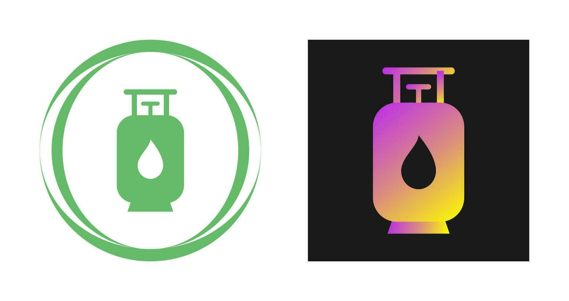 Gas Cylinder Vector Icon