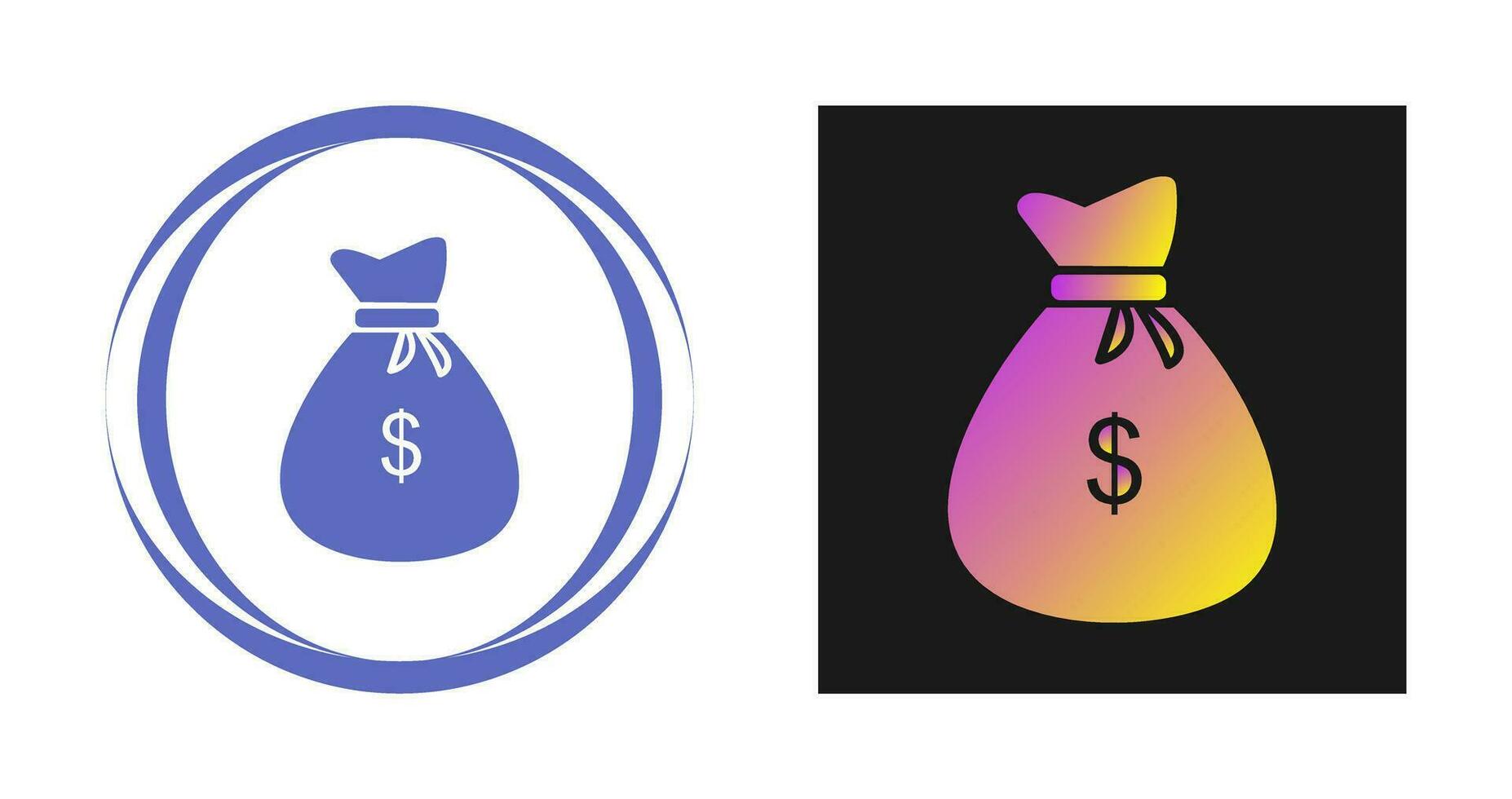 Money Bag Vector Icon