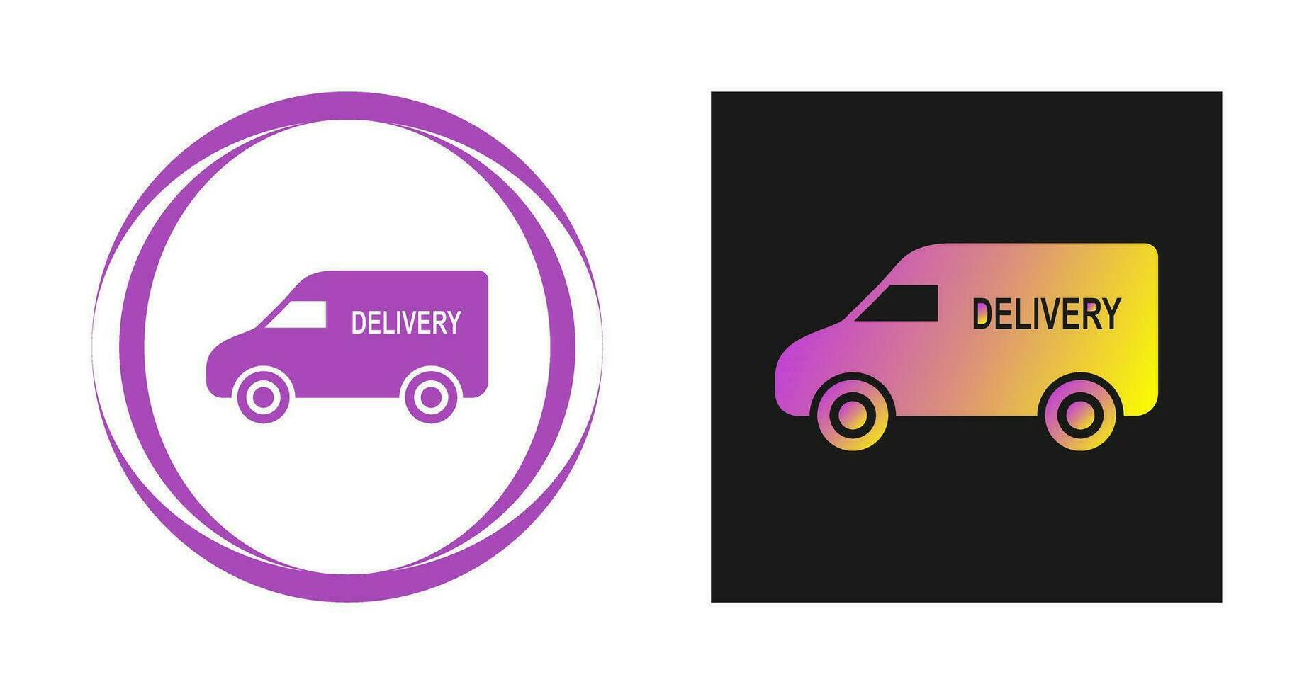Delivery Car Vector Icon