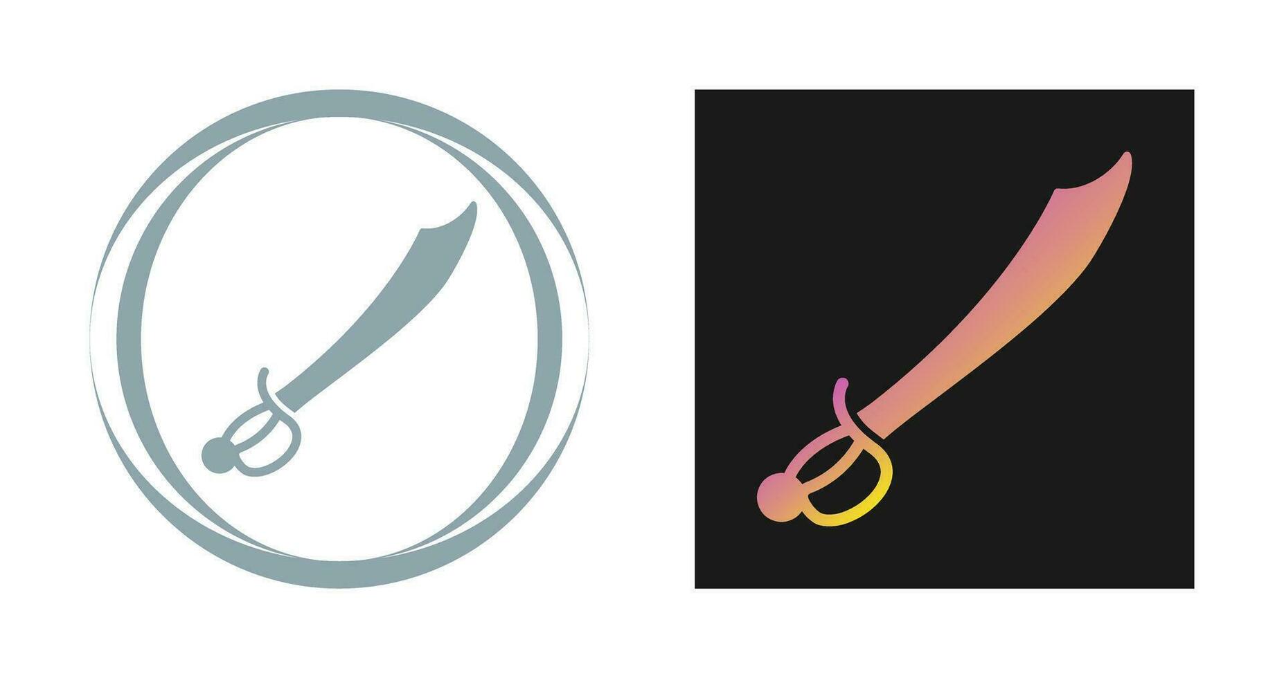 Pirate Sword Vector Icon