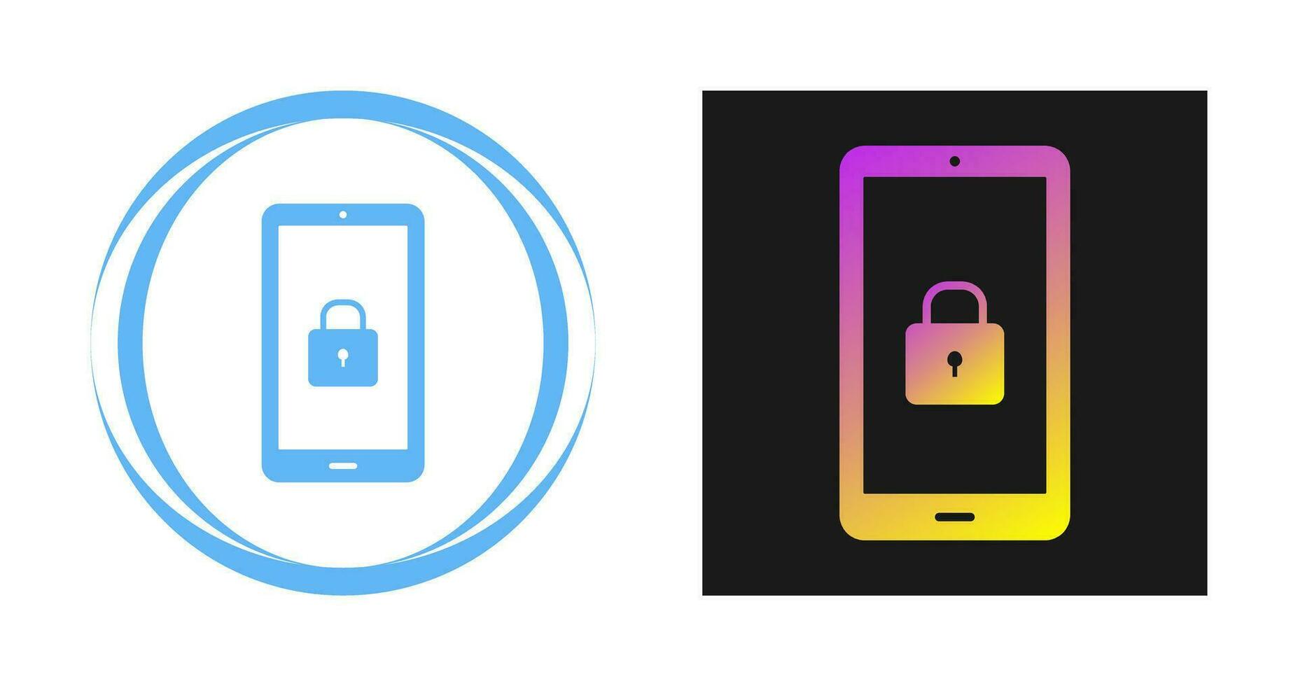 Secure Device Vector Icon