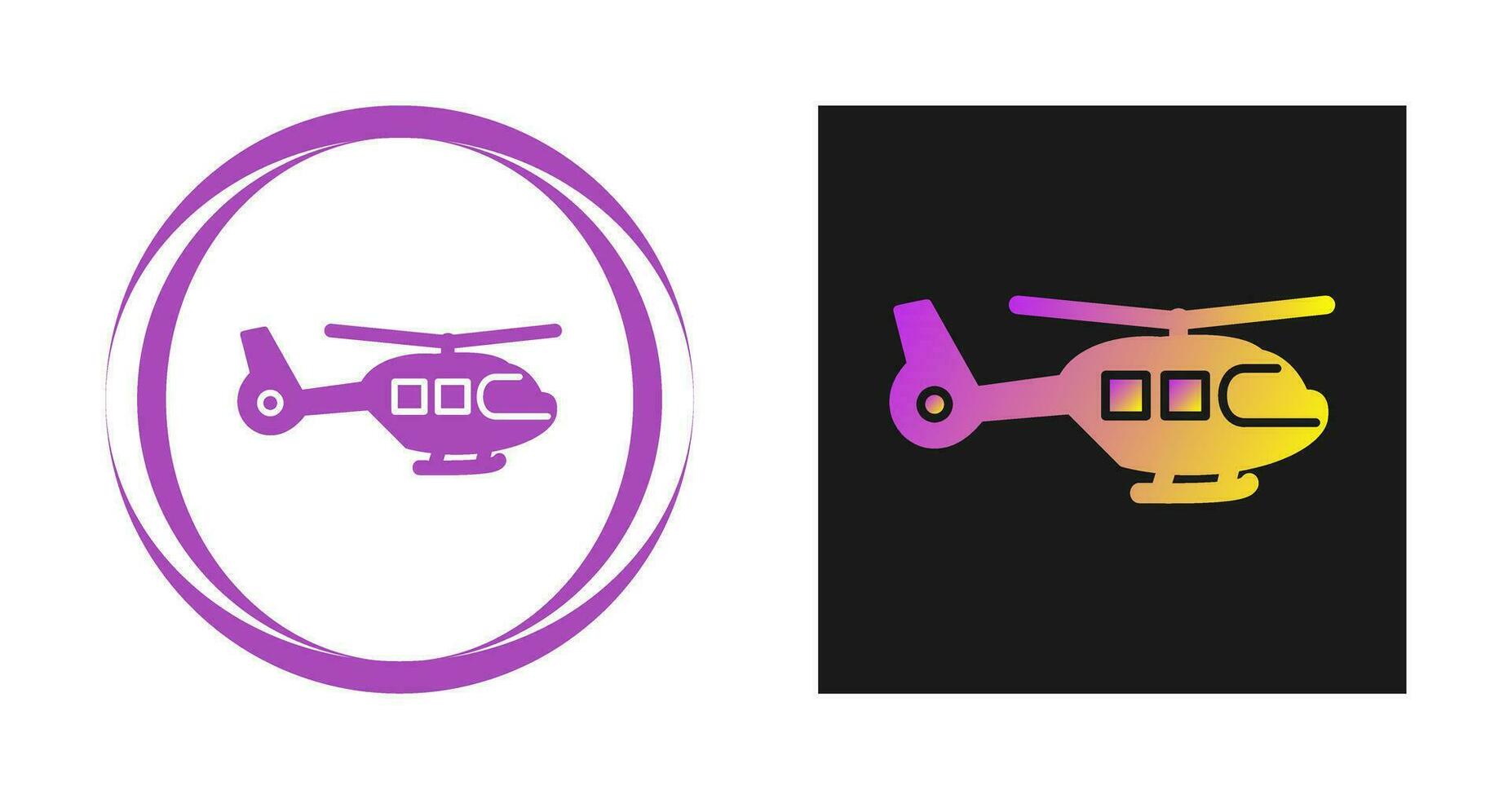 Helicopter Vector Icon