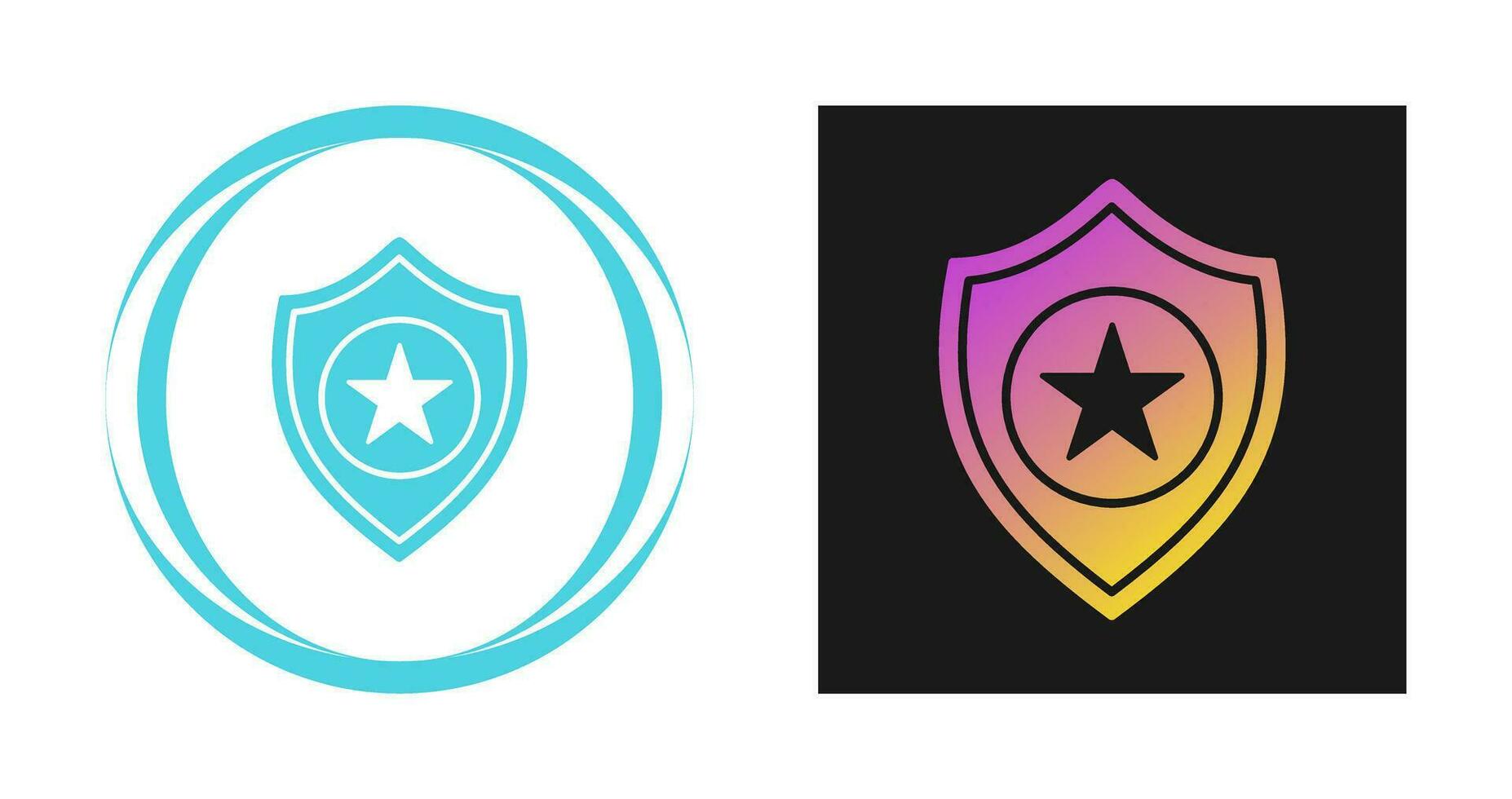 Police Badge Vector Icon