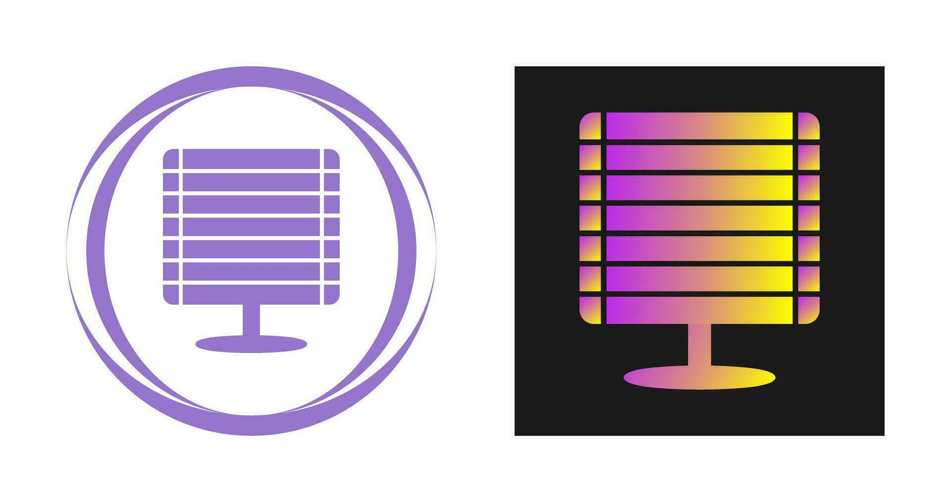 Infrared Heater Vector Icon