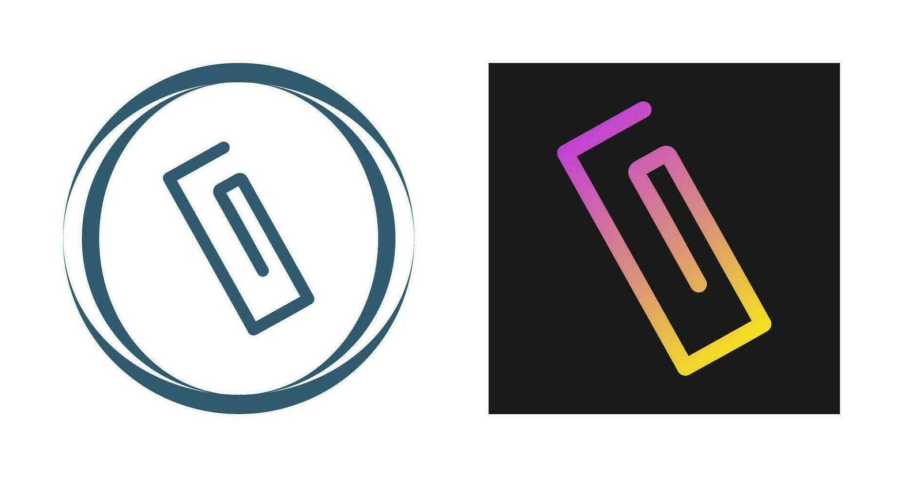Paper Clip Vector Icon