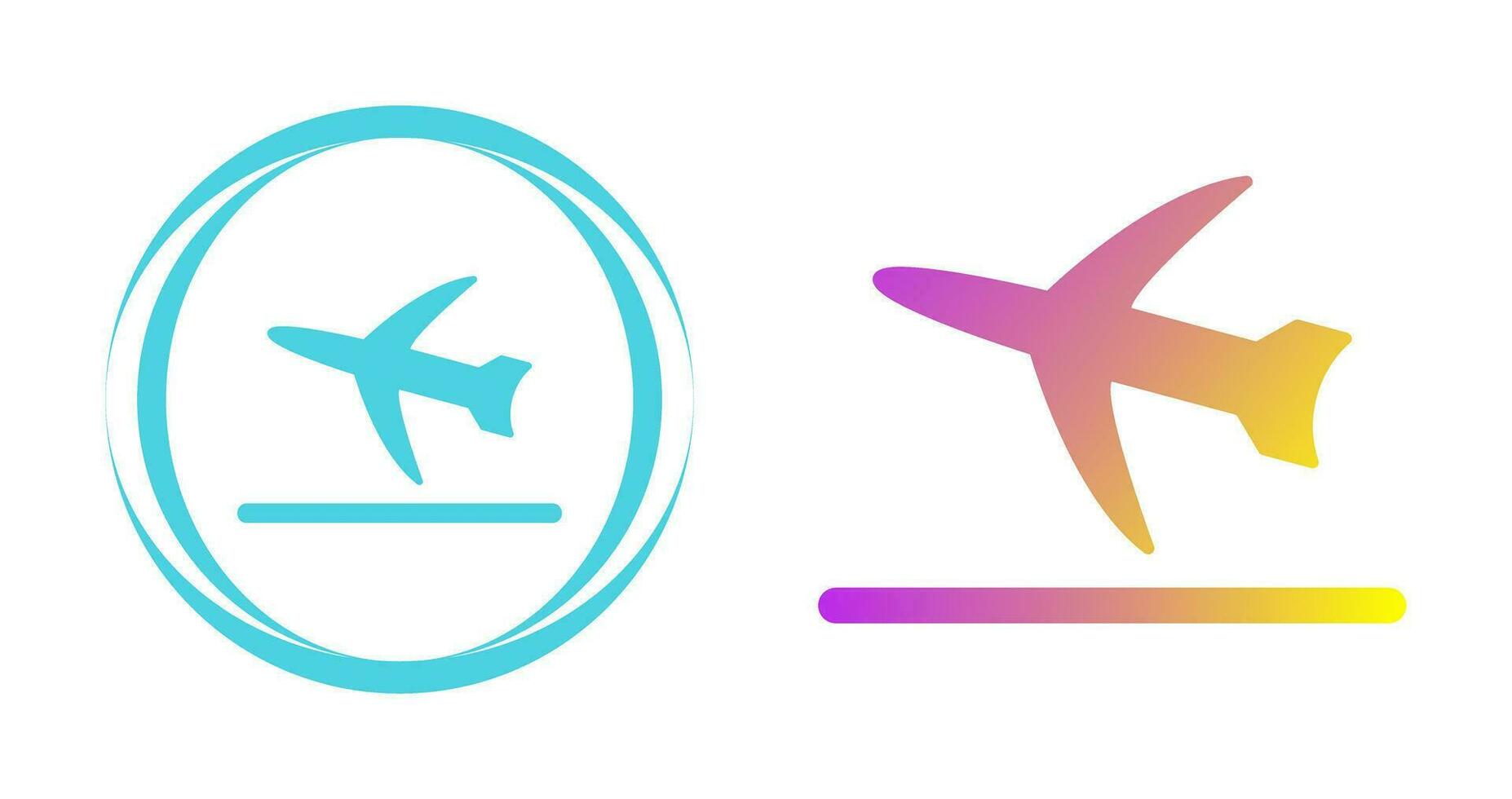 Flight Takeoff Vector Icon