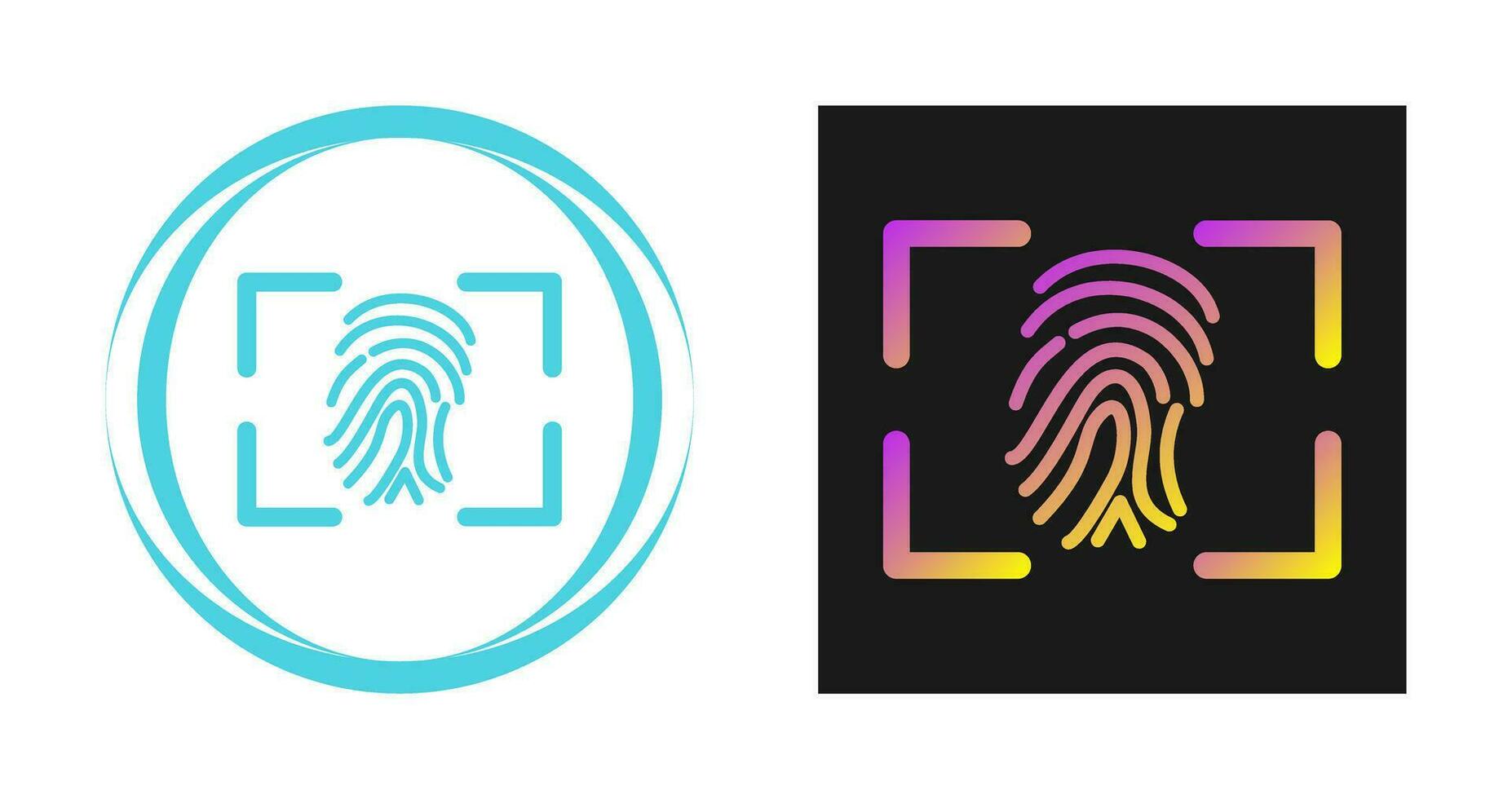 Fingerprint Vector Icon