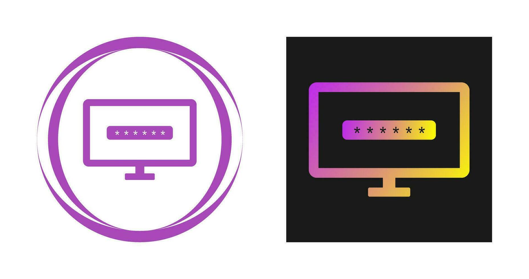 System Password Vector Icon