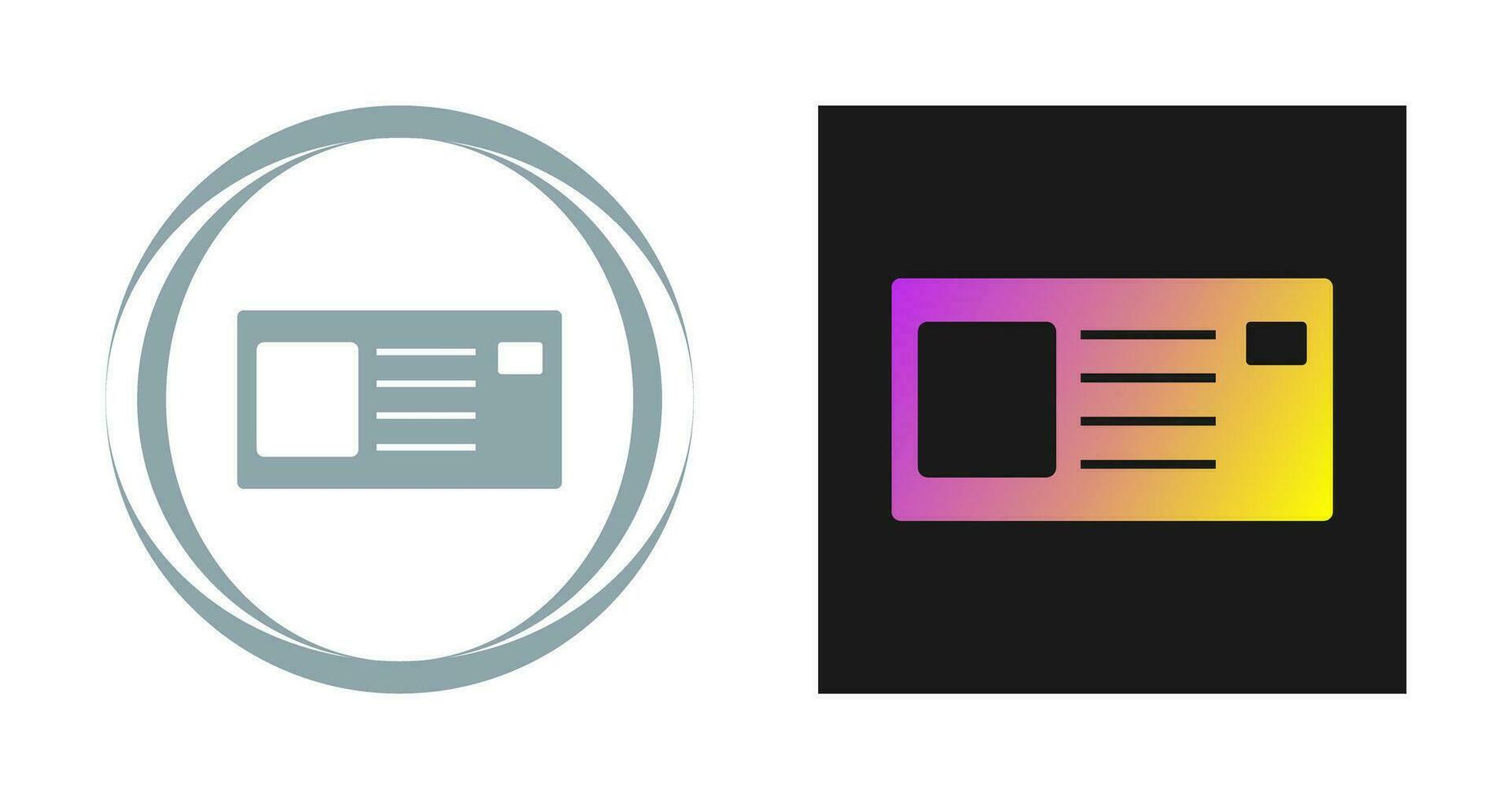 Identity Card Vector Icon