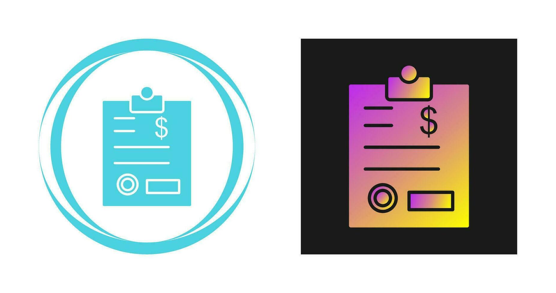 Invoice Vector Icon