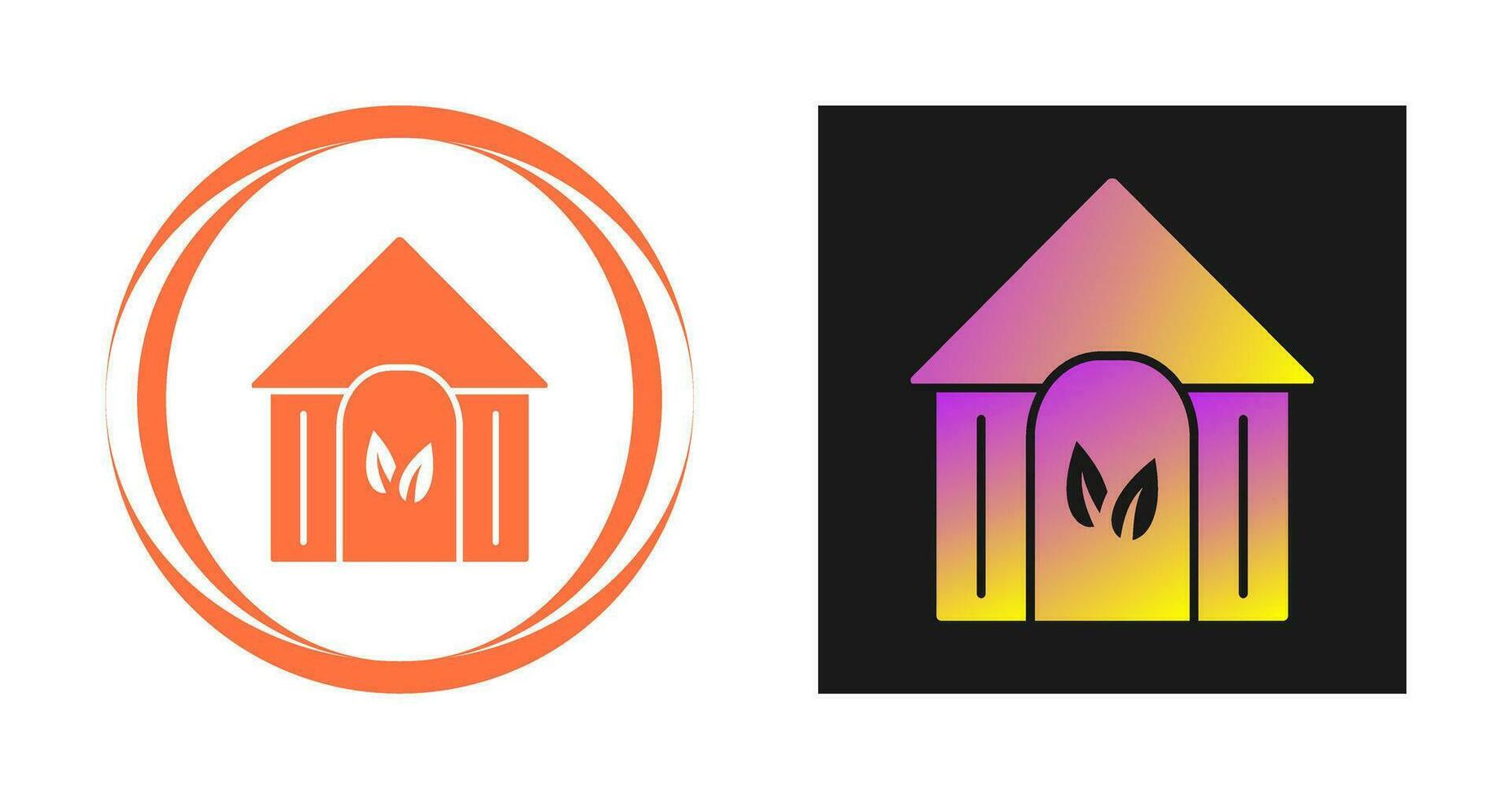 Eco friendly Building Vector Icon