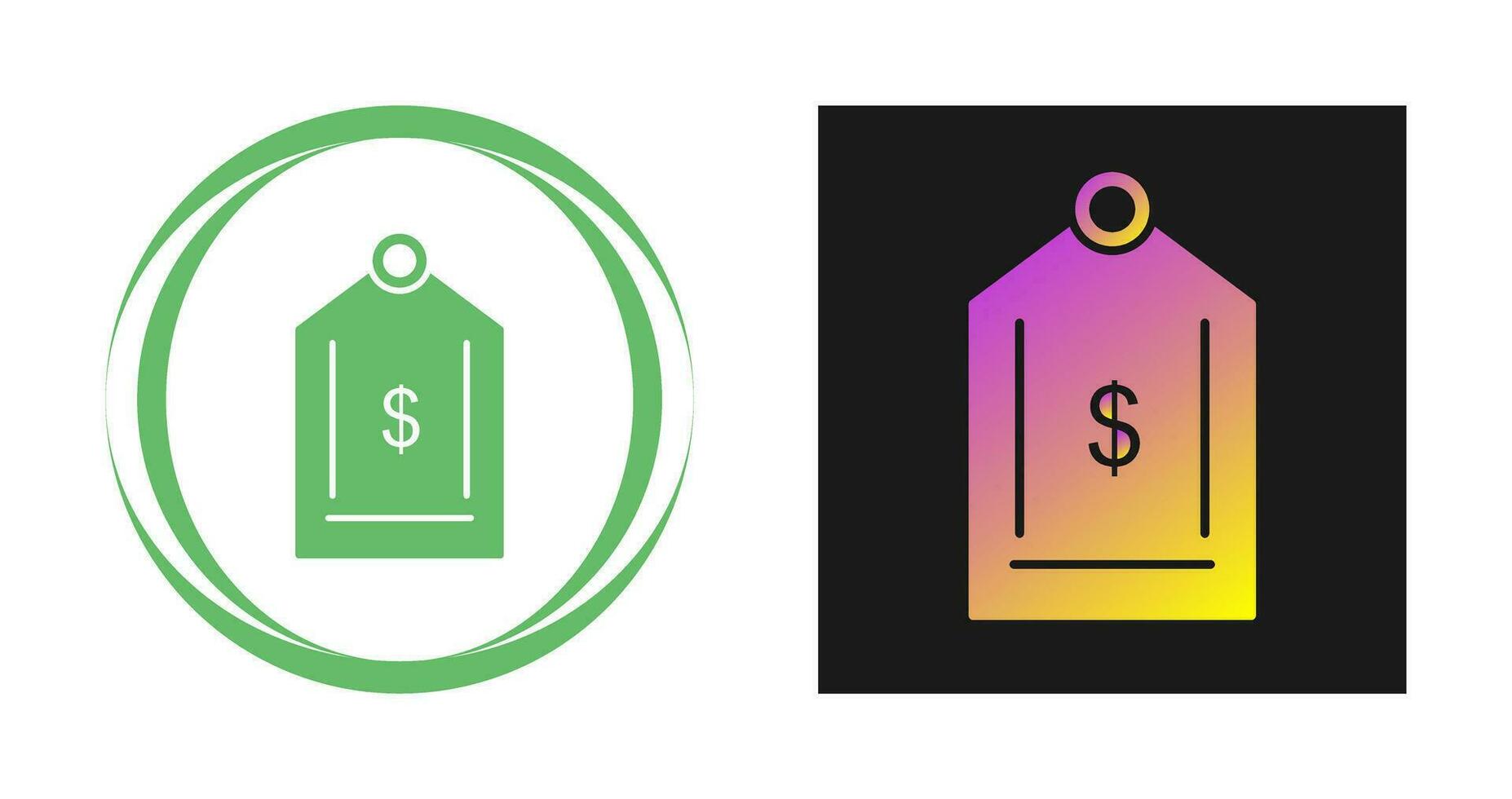 Dollar Tag Vector Icon