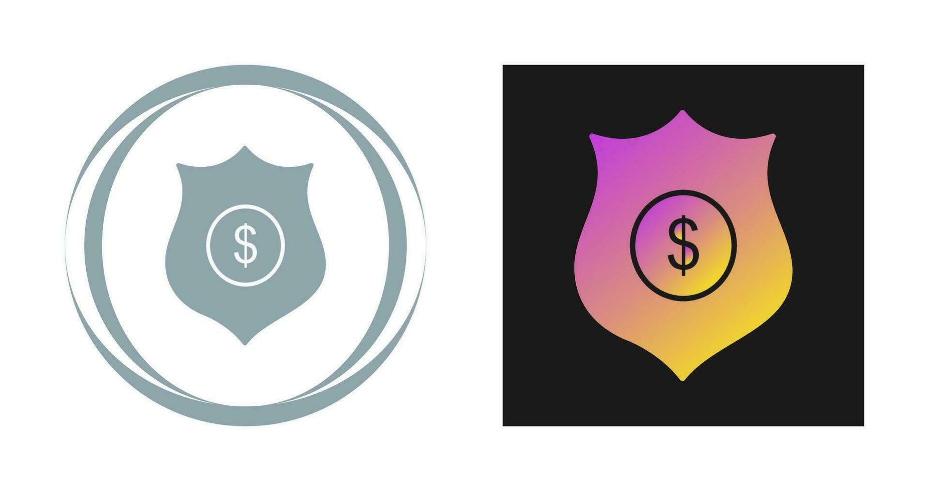 Dollar Badge Vector Icon