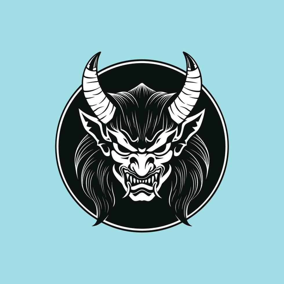 Eerie Demon Mascot Logo in Vector Design