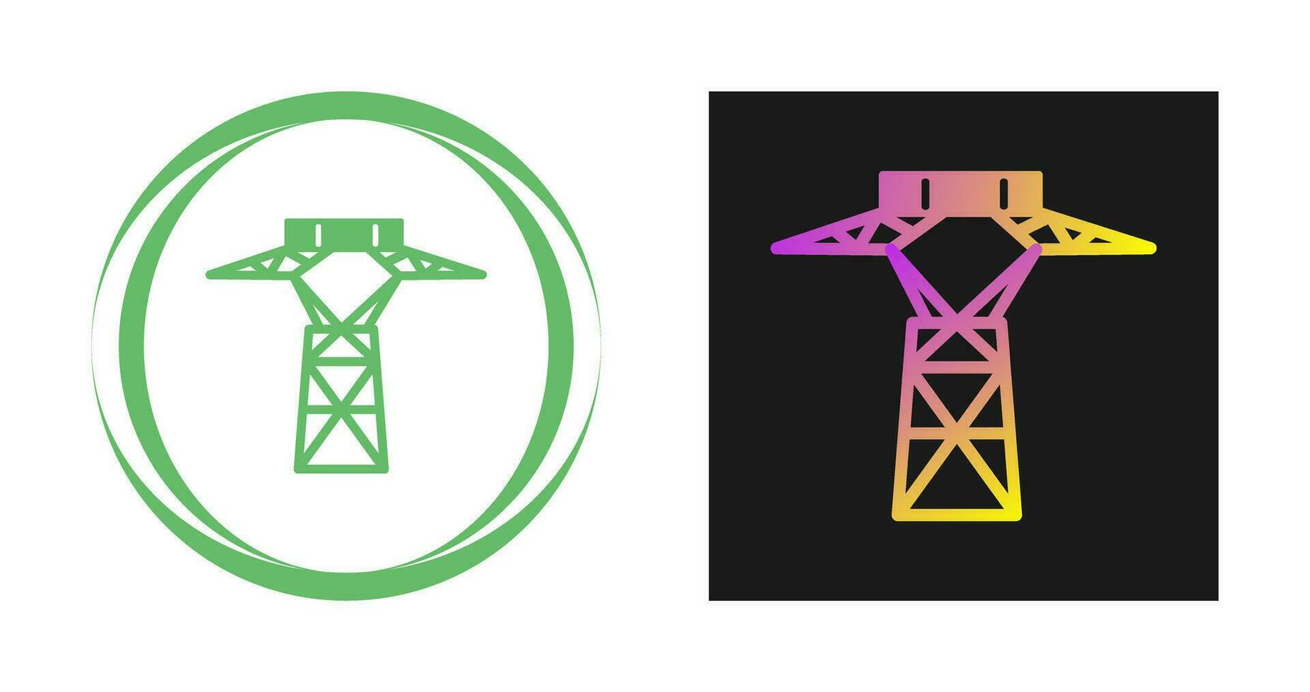 Power Line Vector Icon