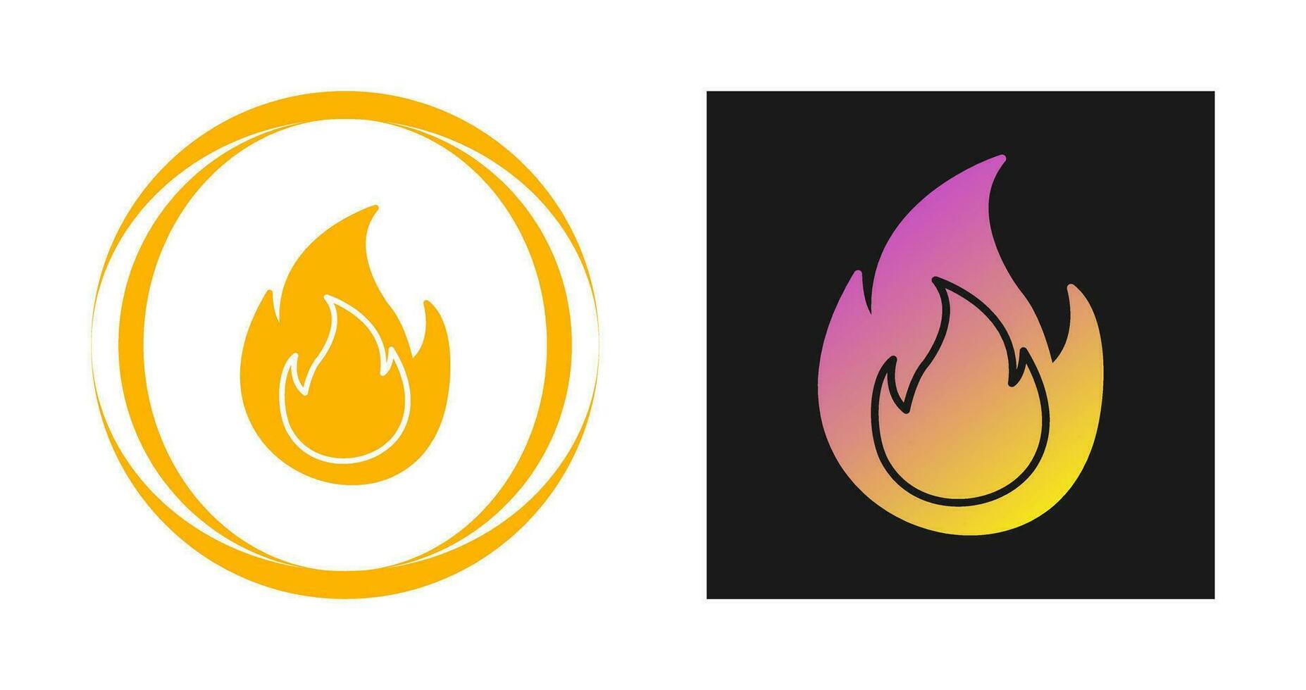Flame Vector Icon