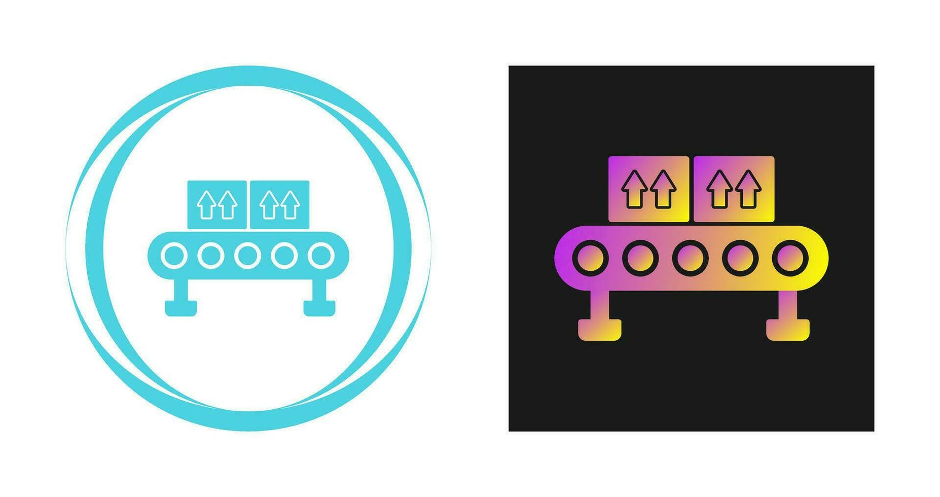 Assembly Line Vector Icon