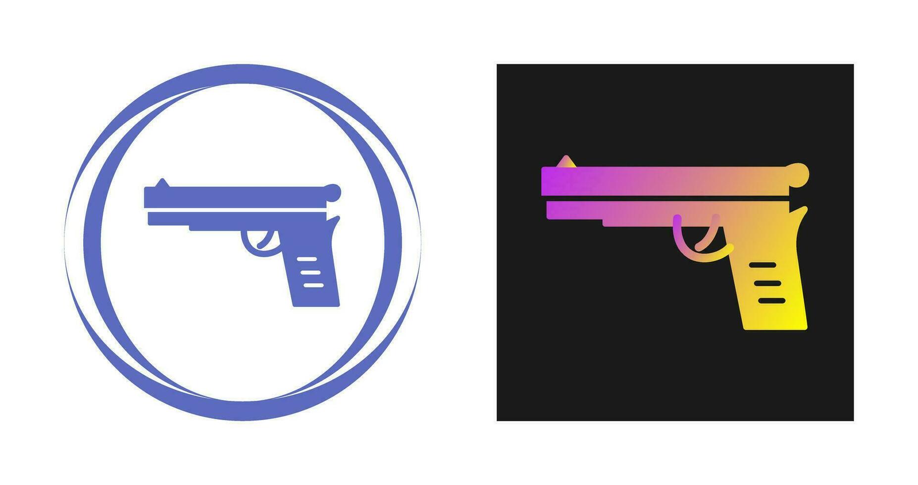 Pistol Vector Icon
