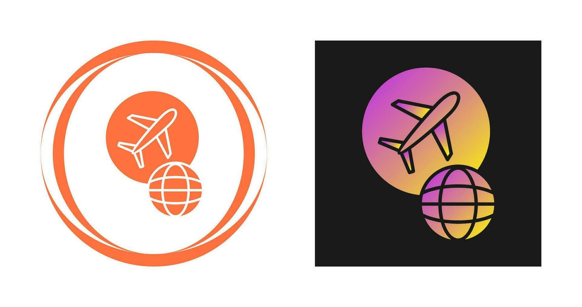 Global Flights Vector Icon
