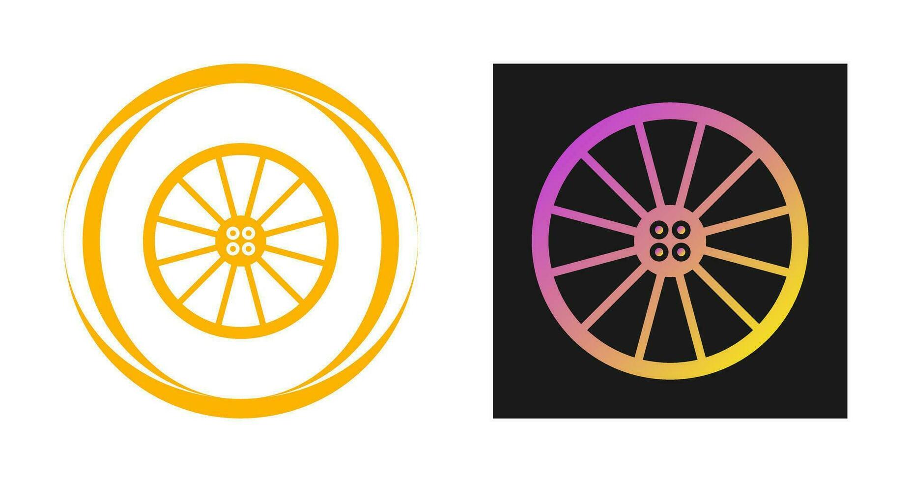 Wheel Vector Icon